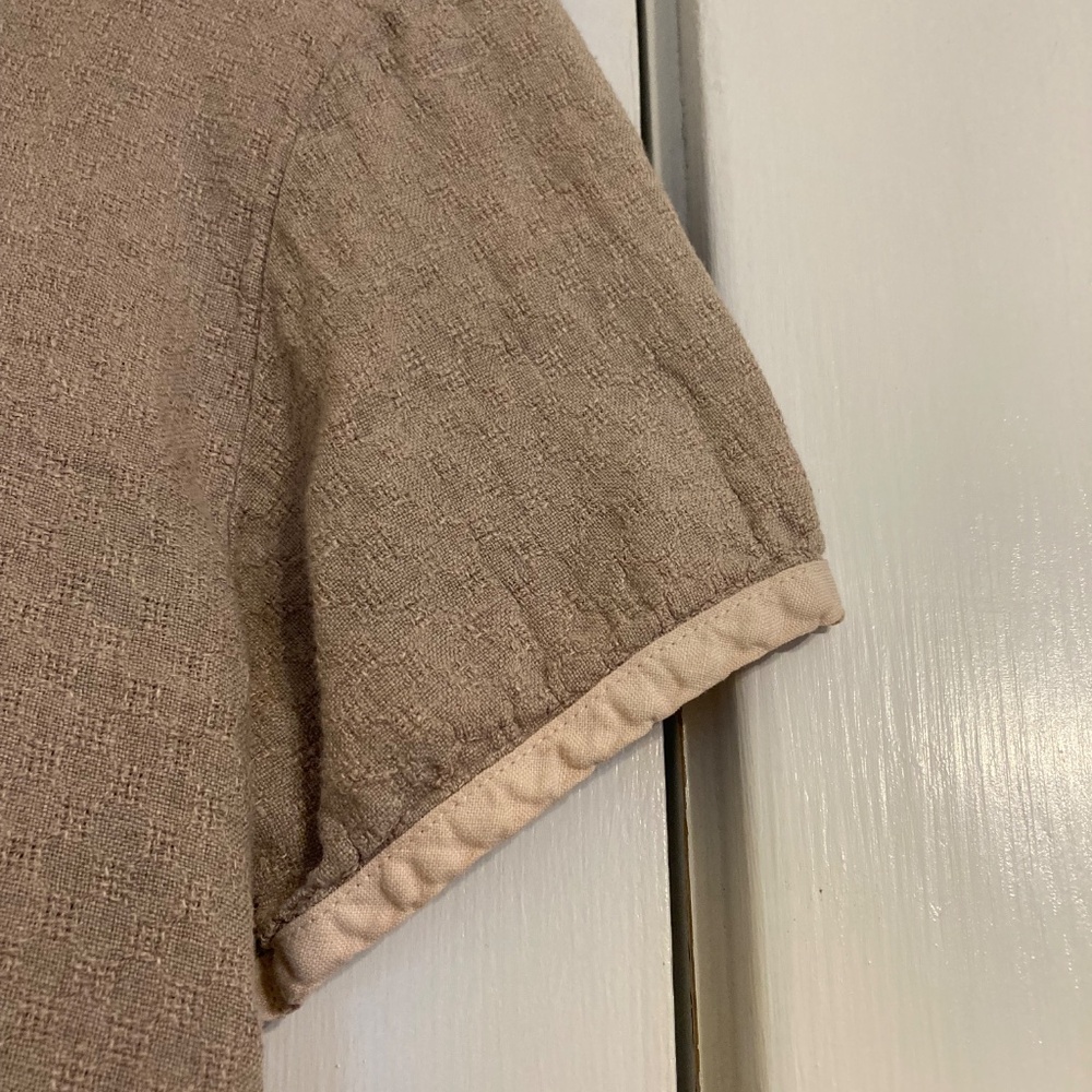 Gorgeous Vintage Aly Wear 100% Linen Top Sz S - Picture 4 of 10